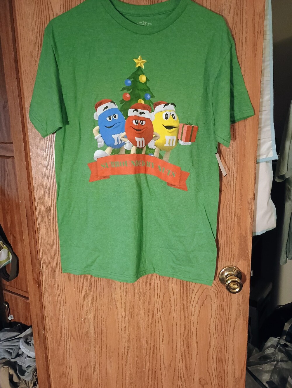 M&M'S Green Holiday M&M Characters Short Sleeve Tee
